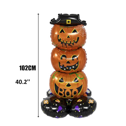 1PC 60'' Balloon Centerpiece Giant Balloon Pumpkin Witch Hat for Arch Balloon Focal - ChildAngle
