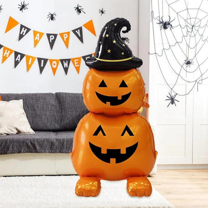 1PC 60'' Balloon Centerpiece Giant Balloon Pumpkin Witch Hat for Arch Balloon Focal - ChildAngle