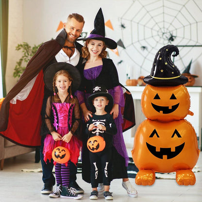 1PC 60'' Balloon Centerpiece Giant Balloon Pumpkin Witch Hat for Arch Balloon Focal - ChildAngle