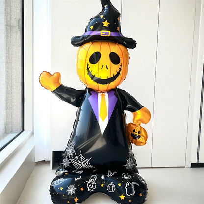 1PC 60'' Balloon Centerpiece Giant Balloon Pumpkin Witch Hat for Arch Balloon Focal - ChildAngle