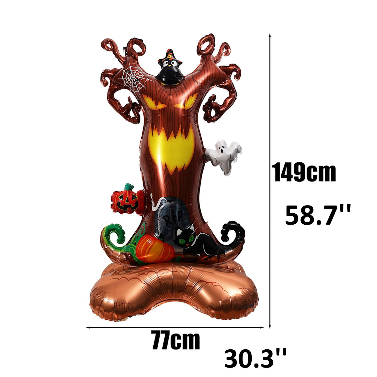 1PC 60'' Balloon Centerpiece Standing Pumpkin Bat Tree for Arch Balloon Focal - ChildAngle