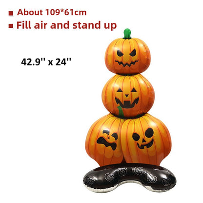 1PC 60'' Balloon Centerpiece Standing Pumpkin Bat Tree for Arch Balloon Focal - ChildAngle