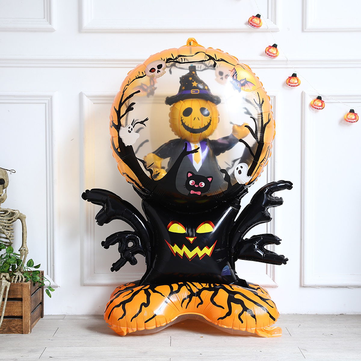 1PC 60'' Balloon Centerpiece Standing Pumpkin Bat Tree for Arch Balloon Focal - ChildAngle