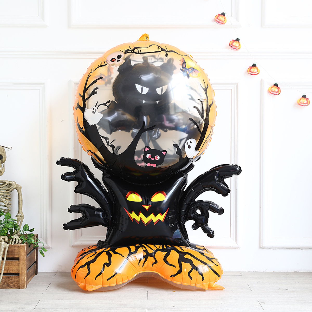 1PC 60'' Balloon Centerpiece Standing Pumpkin Bat Tree for Arch Balloon Focal - ChildAngle