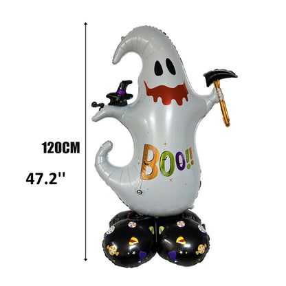 1PC 60'' Balloon Centerpiece Standing Skull Witch Ghost and Grim Reaper - ChildAngle