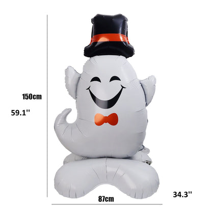 1PC 60'' Balloon Centerpiece Standing Skull Witch Ghost and Grim Reaper - ChildAngle