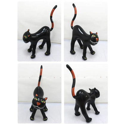 1PC 60'' Balloon Centerpiece Giant Balloon Haunted House Bat Black Cat Spider Coffin Ghost for Arch Balloon Focal - ChildAngle