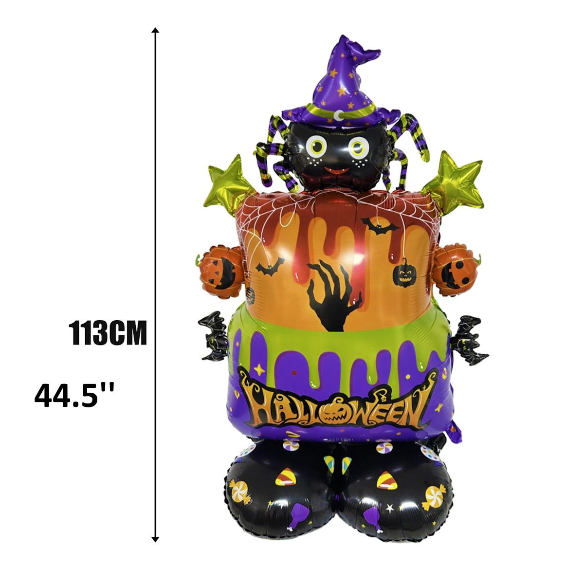 1PC 60'' Balloon Centerpiece Standing Coffin Mummy Vampire for Arch Balloon Focal - ChildAngle