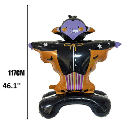 1PC 60'' Balloon Centerpiece Standing Coffin Mummy Vampire for Arch Balloon Focal - ChildAngle