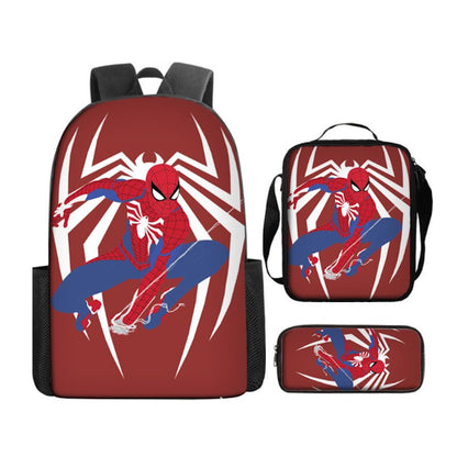3PCS Spiderman Backpack and Lunchbox Pencil Case Bundle Set - ChildAngle