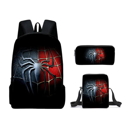 3PCS Spiderman Backpack and Lunchbox Pencil Case Bundle Set - ChildAngle