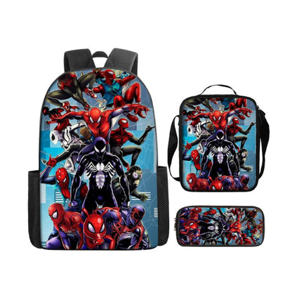 3PCS Spiderman Backpack and Lunchbox Pencil Case Bundle Set - ChildAngle