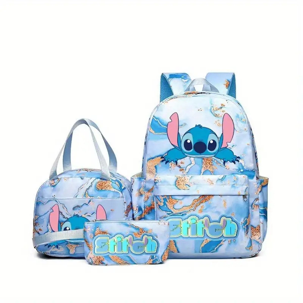 3PCS Stitch Backpack and Lunchbox Pencil Case Set - ChildAngle