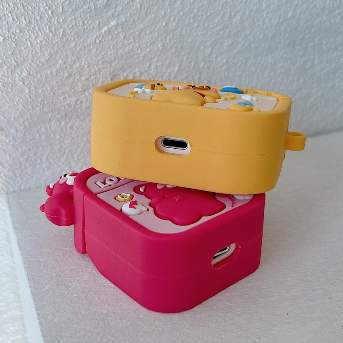 AirPods Pro 3 AirPods 4 Cute 3D Disney Lotso Winnie the Pooh AirPods Case - ChildAngle