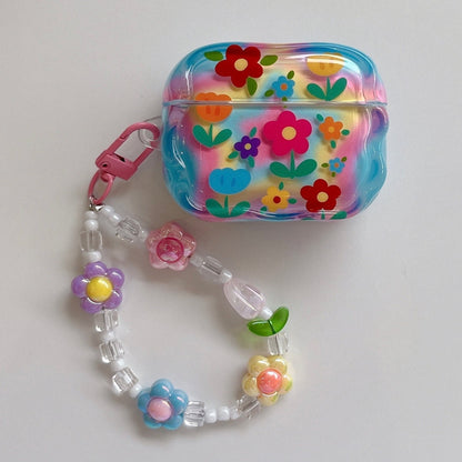 Colorful floral case 3D Flower AirPods Case - ChildAngle