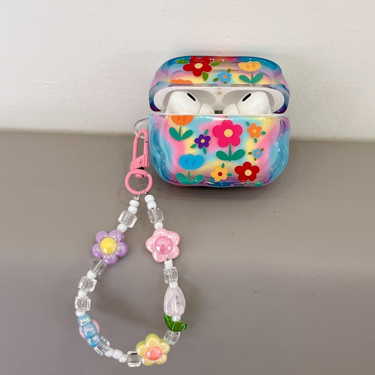 Colorful floral case 3D Flower AirPods Case - ChildAngle