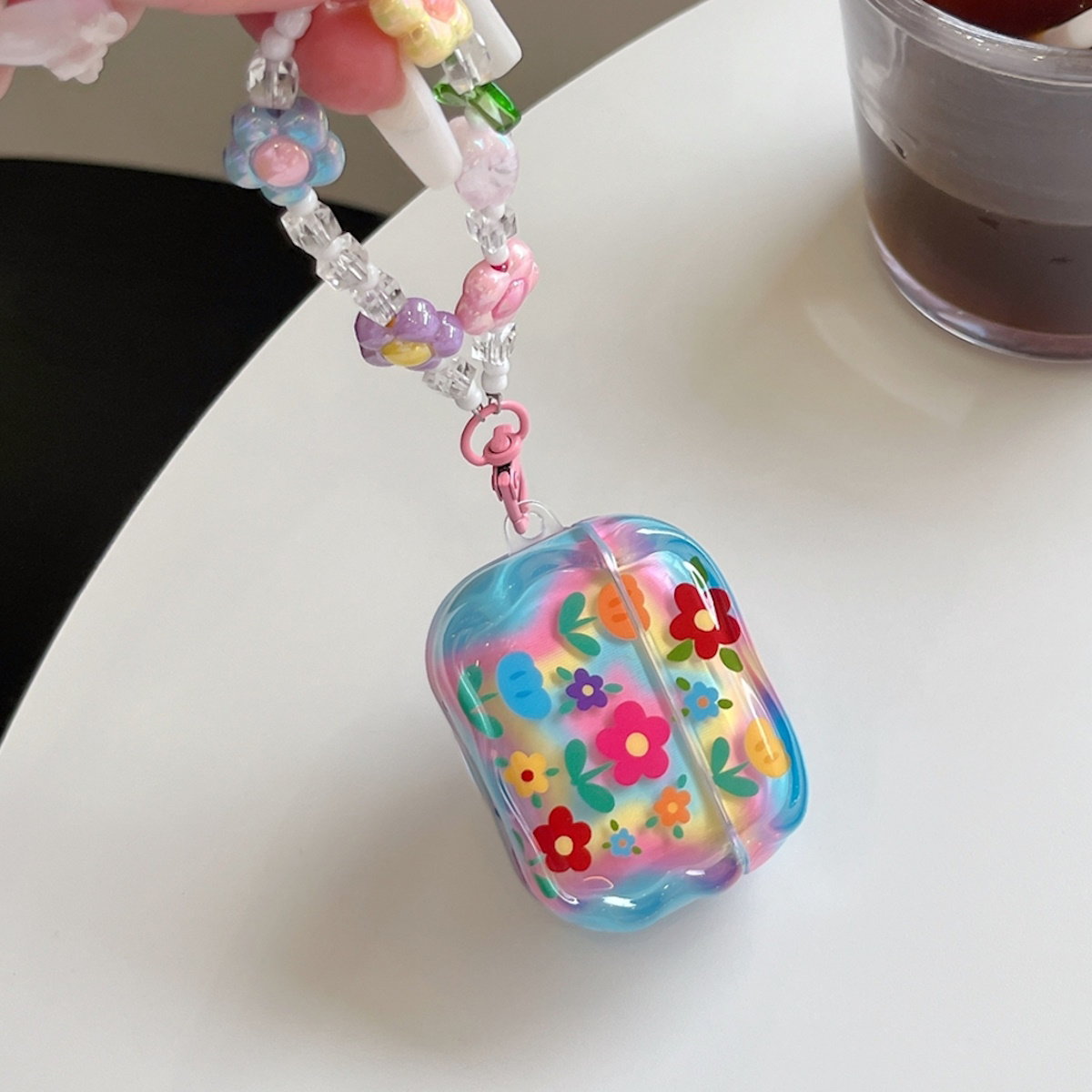 Colorful floral case 3D Flower AirPods Case - ChildAngle