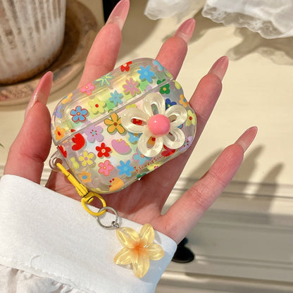 Colorful floral case 3D Flower AirPods Case - ChildAngle
