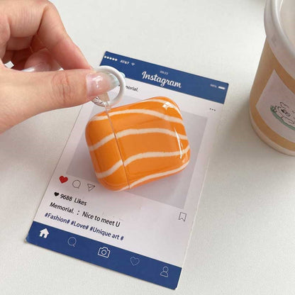 3D Salmon AirPods Case - ChildAngle