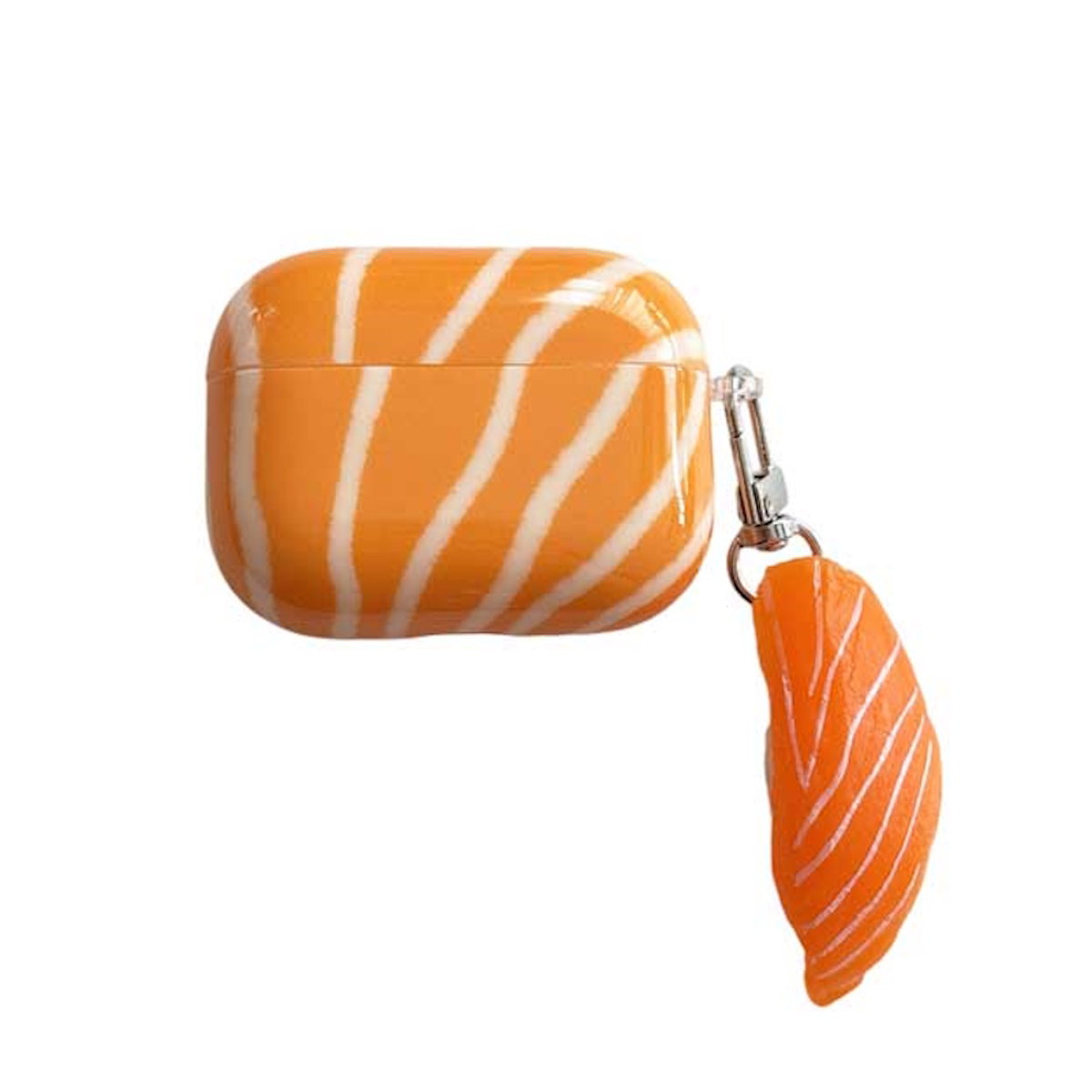 3D Salmon AirPods Case - ChildAngle