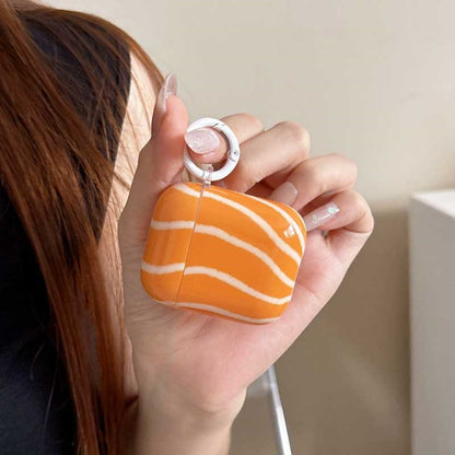 3D Salmon AirPods Case - ChildAngle