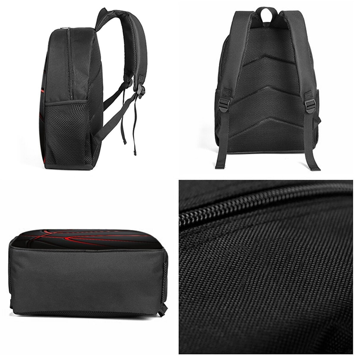 3PCS Basketball Backpack and Lunchbox Pencil Case Set - ChildAngle