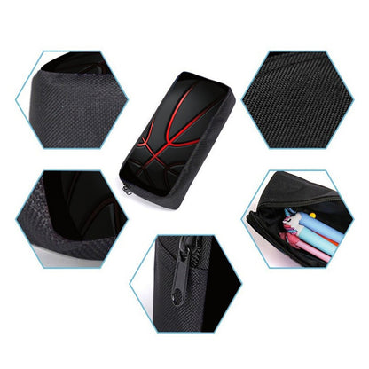 3PCS Basketball Backpack and Lunchbox Pencil Case Set - ChildAngle