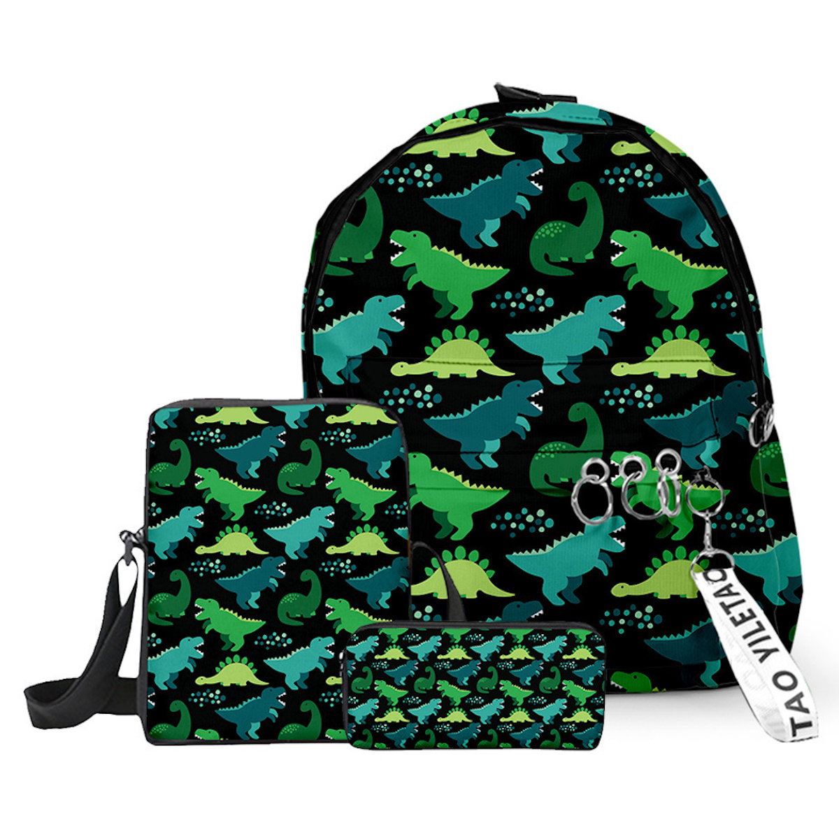 3PCS Dinosaur Backpack and Lunchbox Pencil Case Set - ChildAngle