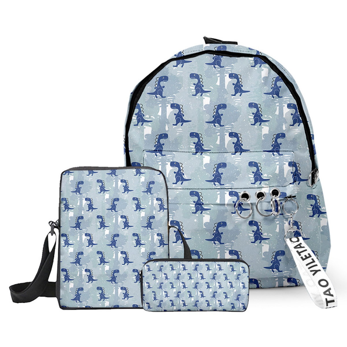 3PCS Dinosaur Backpack and Lunchbox Pencil Case Set - ChildAngle