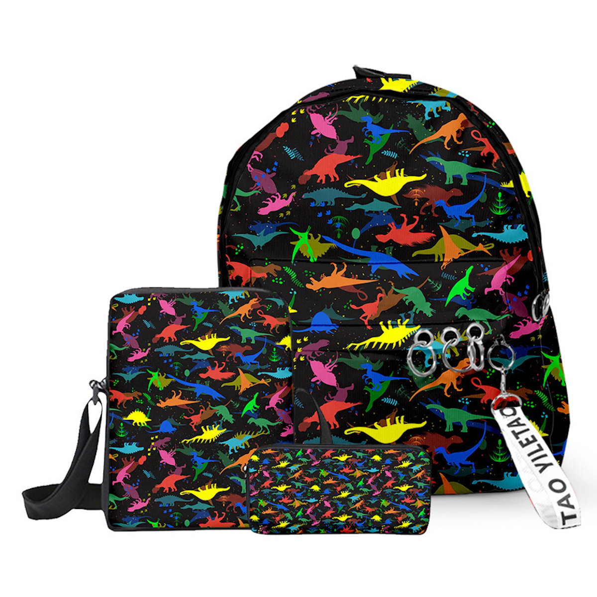 3PCS Dinosaur Backpack and Lunchbox Pencil Case Set - ChildAngle