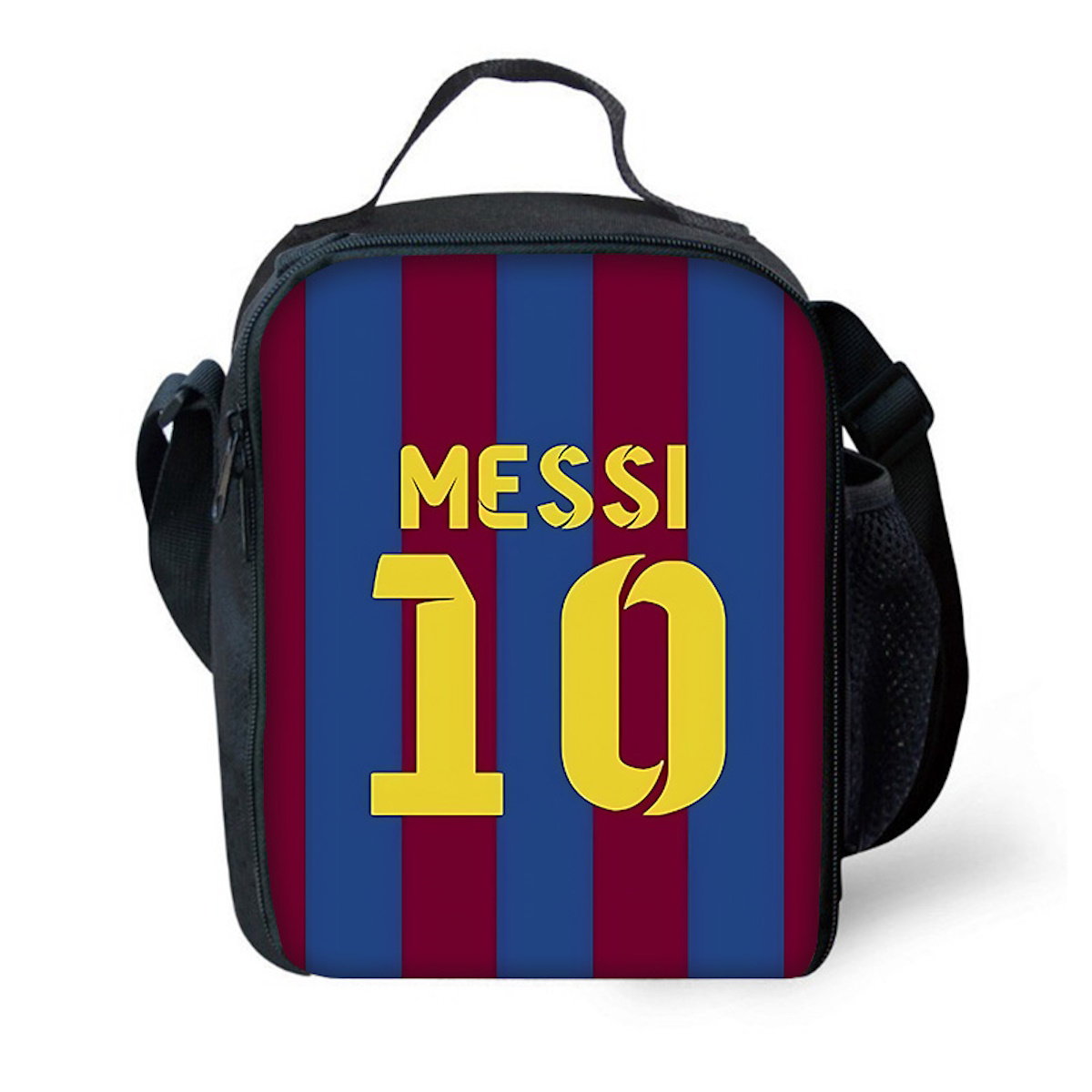 NO. 10 Football Player Soccer Messi Lunch Bag CR7 R-Ronaldo School Lunch Bags - ChildAngle