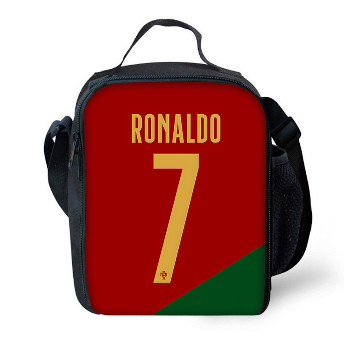 NO. 10 Football Player Soccer Messi Lunch Bag CR7 R-Ronaldo School Lunch Bags - ChildAngle