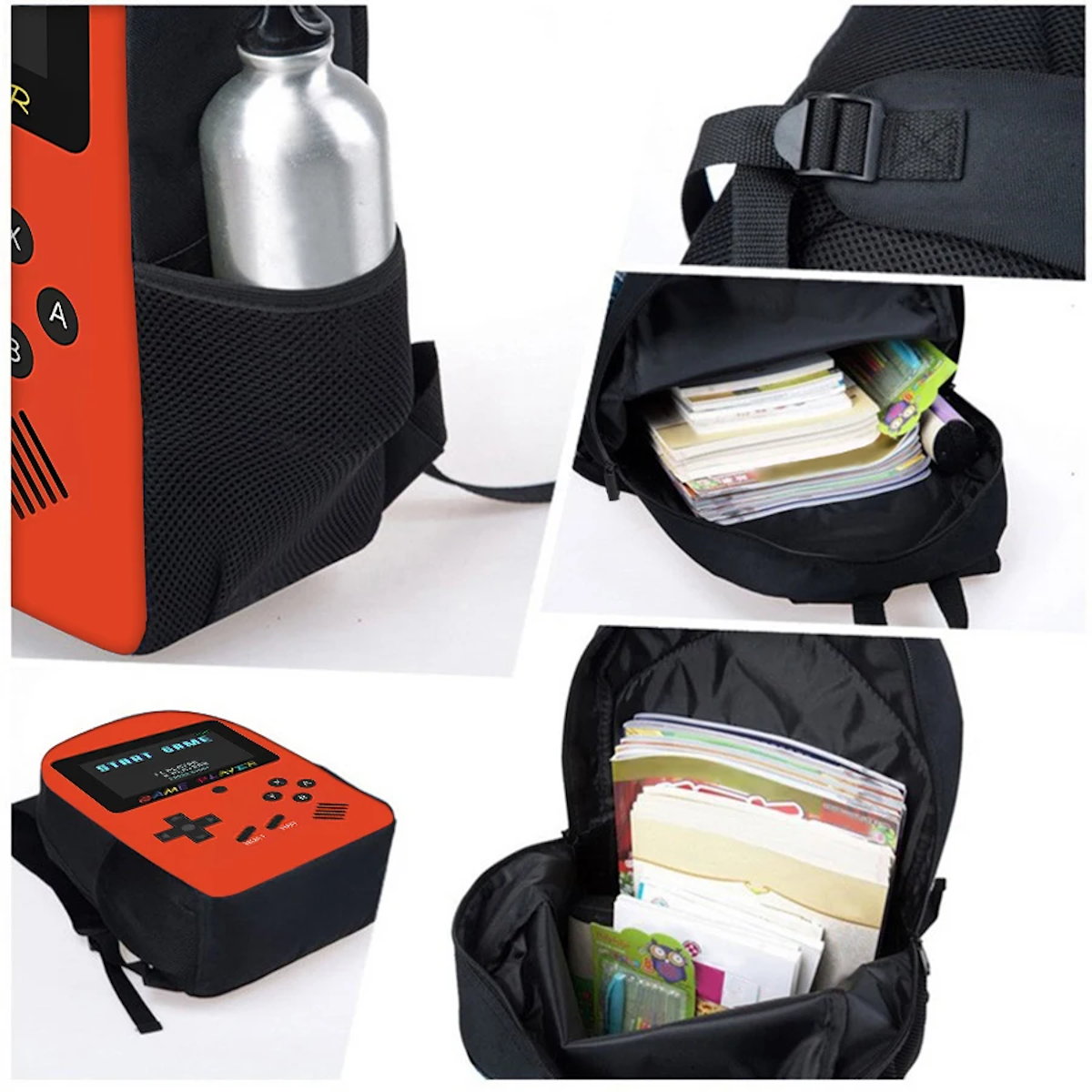 3PCS Game Console Switch Backpack Lunchbox and Pencil Case Set - ChildAngle