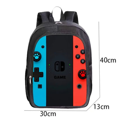 3PCS Game Console Switch Backpack Lunchbox and Pencil Case Set - ChildAngle