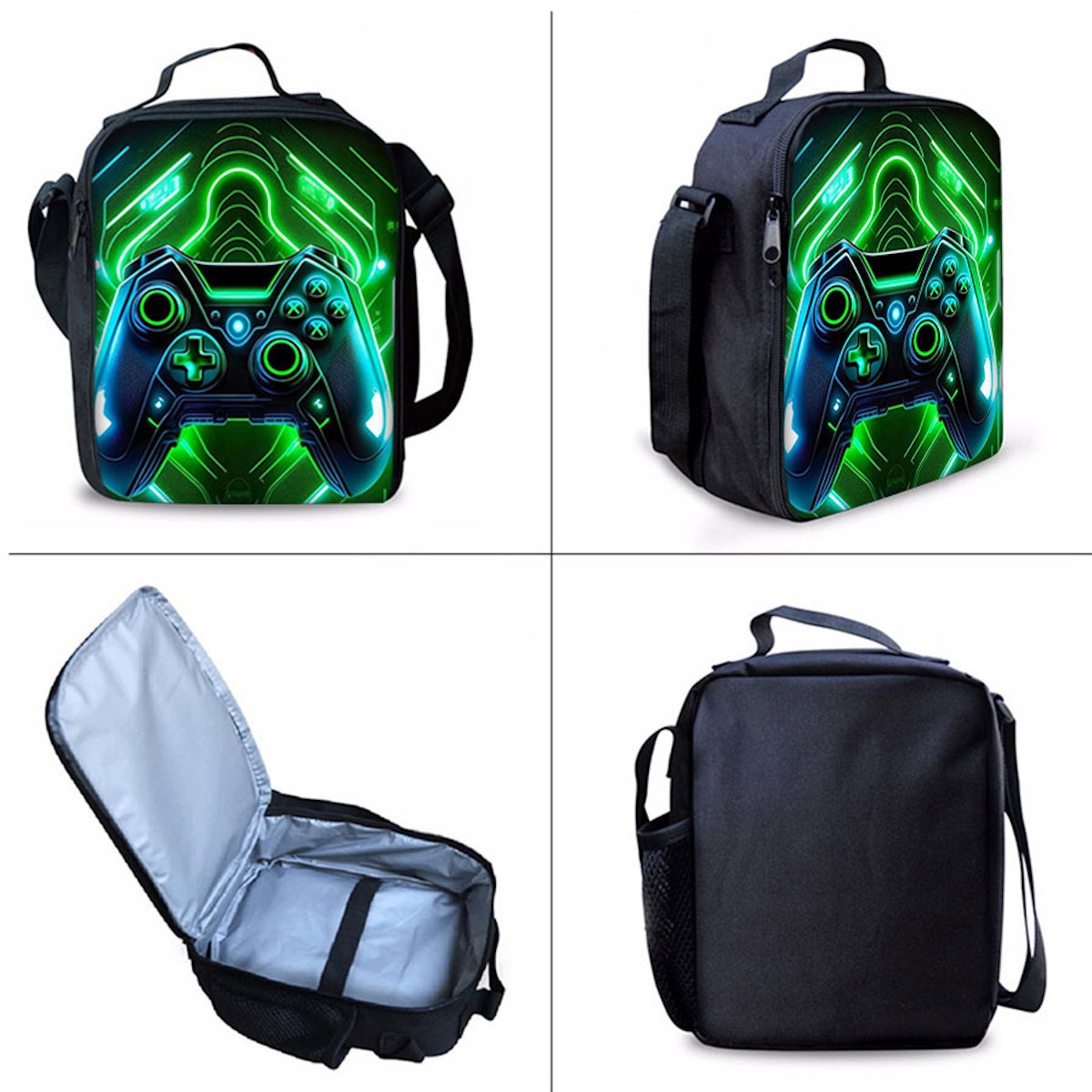 3PCS Game Console Backpack with Lunchbox and Pencil Case Set - ChildAngle