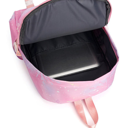 3PCS Preppy Style KPop Demon Hunter Backpack and Lunchbox Pencil Case Set - ChildAngle