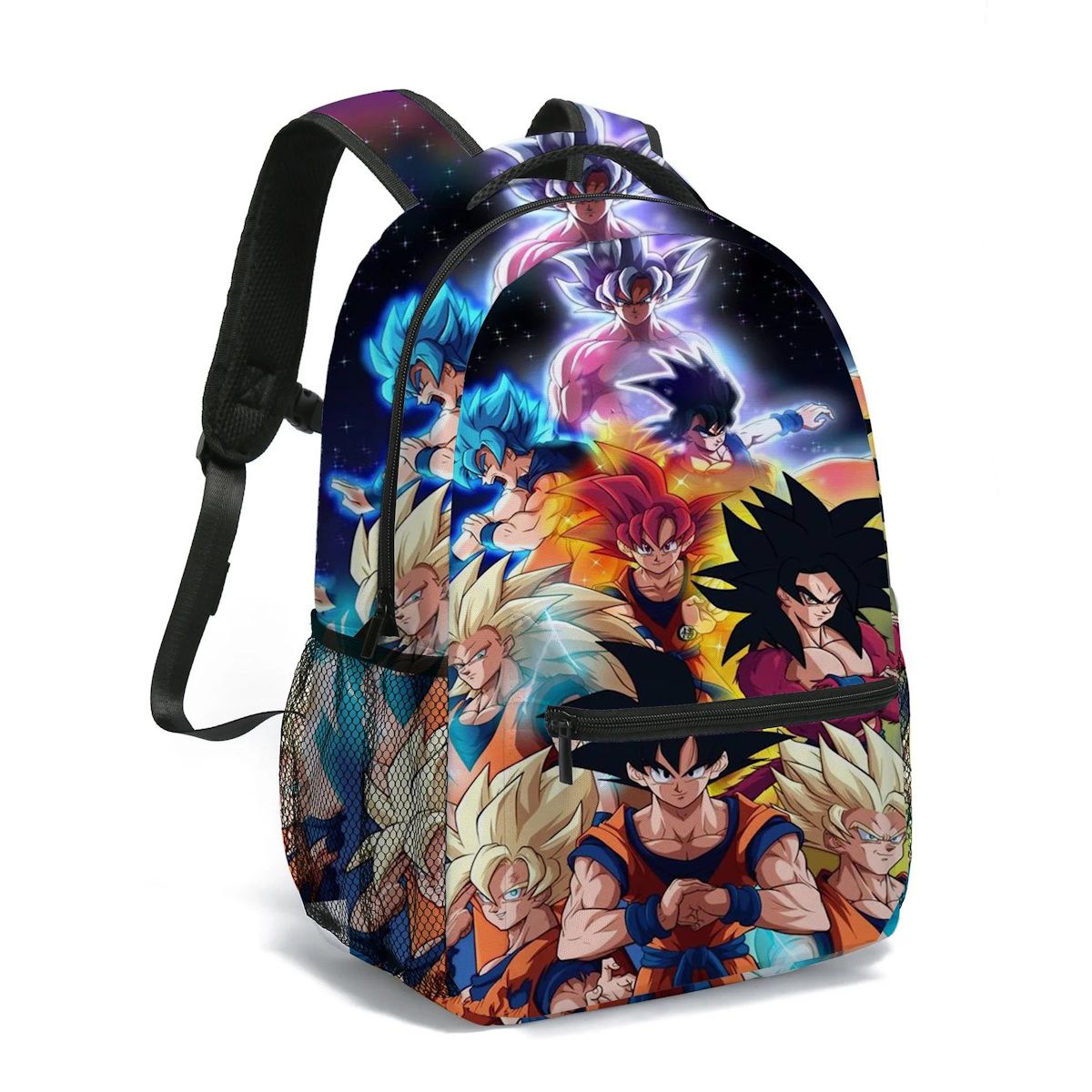 3PCS Saiyan Goku Dragon Ball Backpack and Lunchbox Pencil Case Set - ChildAngle