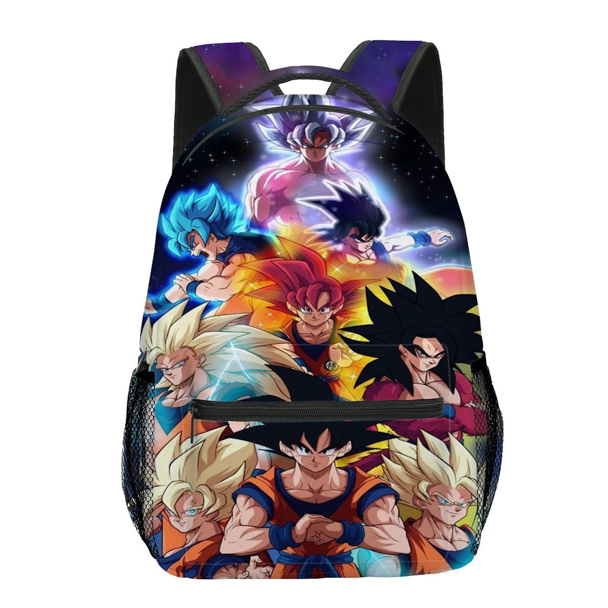 3PCS Saiyan Goku Dragon Ball Backpack and Lunchbox Pencil Case Set - ChildAngle