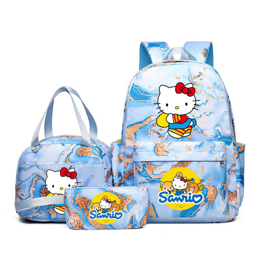3PCS Hello Kitty Backpack and Lunchbox Pencil Bag Set - ChildAngle