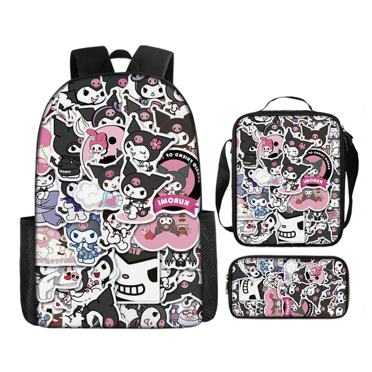 3PCS Sanrio Backpack and Lunchbox Pencil Case Set - ChildAngle