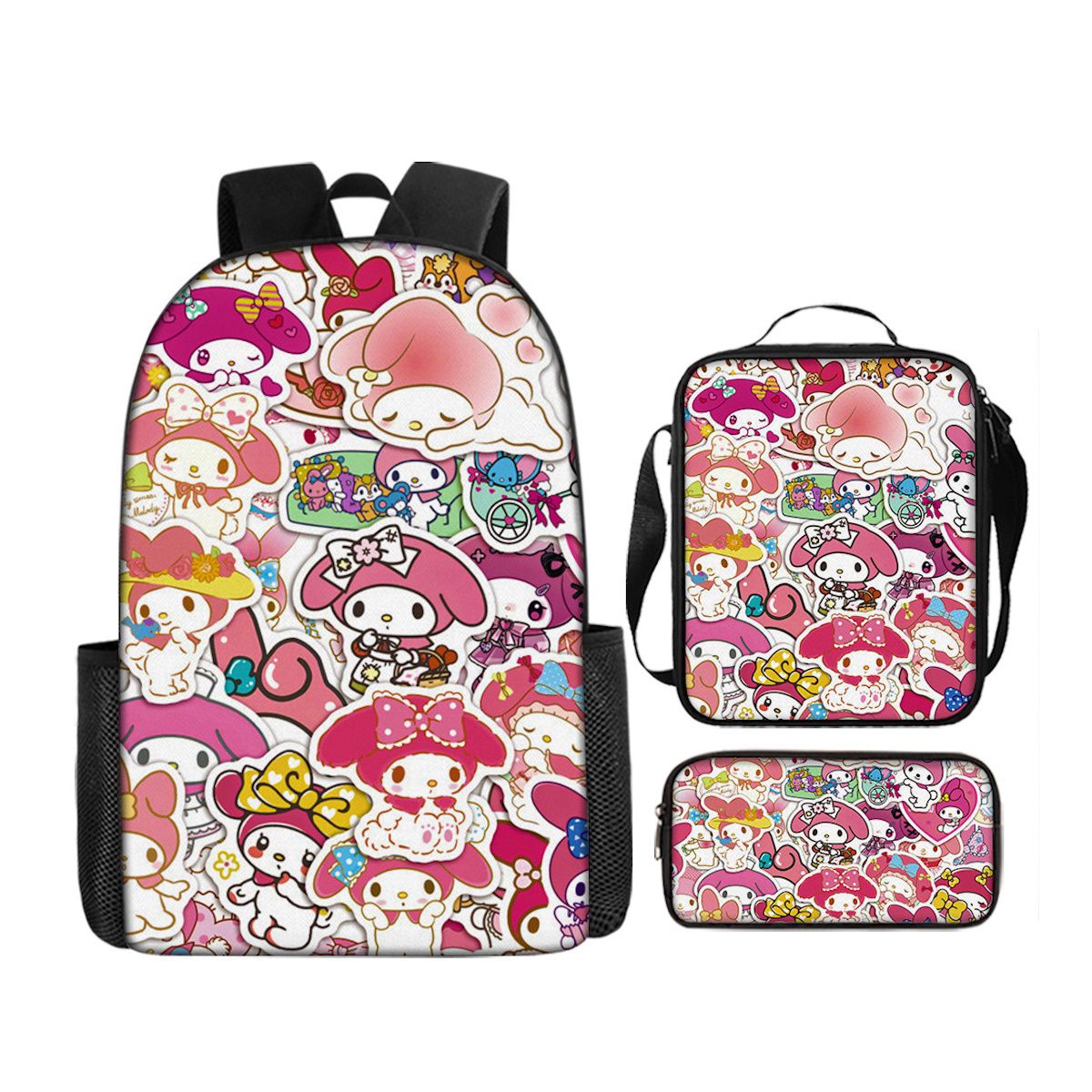 3PCS Sanrio Backpack and Lunchbox Pencil Case Set - ChildAngle
