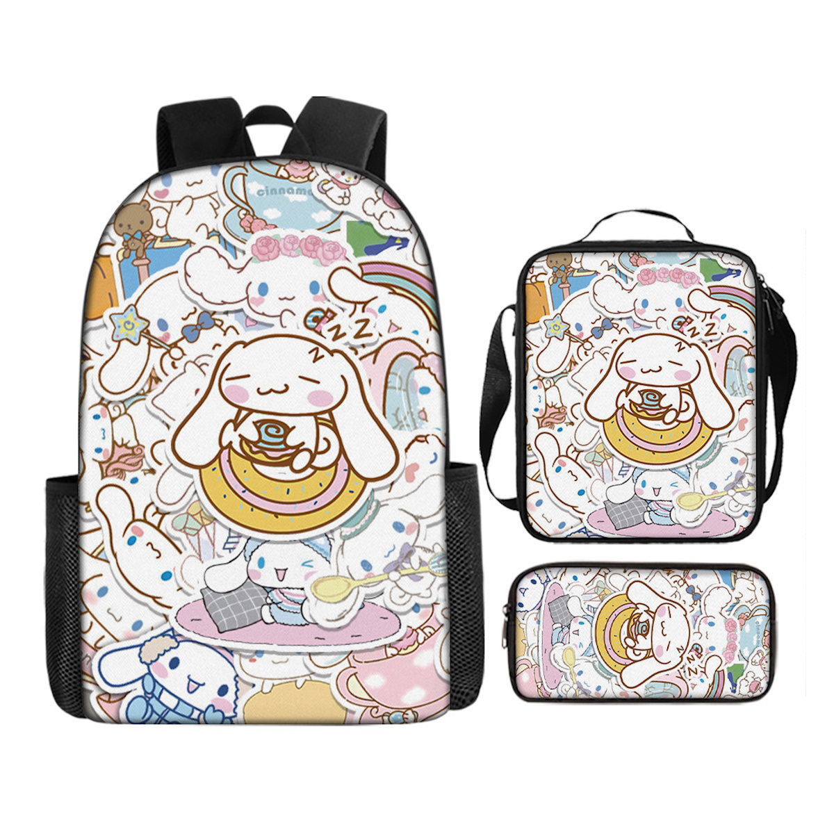 3PCS Sanrio Backpack and Lunchbox Pencil Case Set - ChildAngle