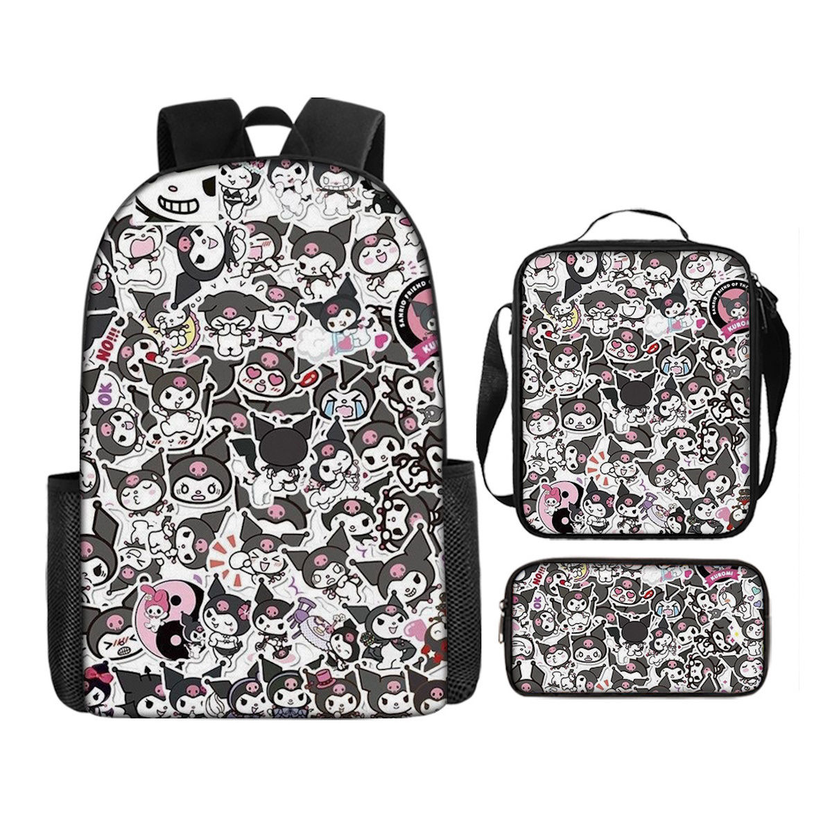 3PCS Sanrio Backpack and Lunchbox Pencil Case Set - ChildAngle