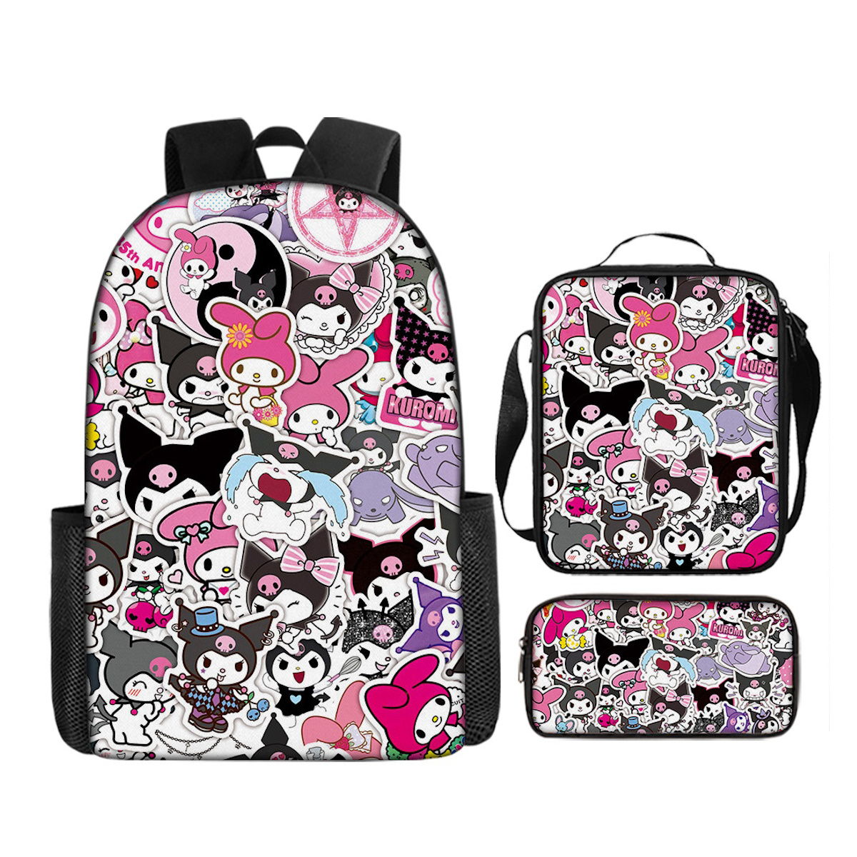 3PCS Sanrio Backpack and Lunchbox Pencil Case Set - ChildAngle