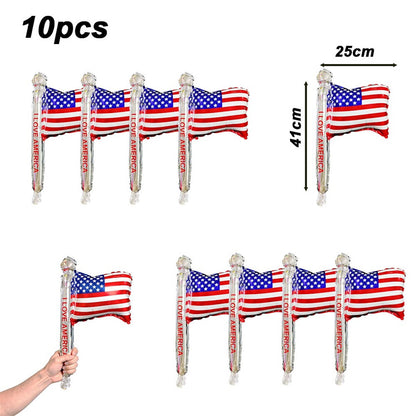Stars Stripes Patriotic Balloons - ChildAngle 4th of July Balloons Bouquet for Independece Day American Flag