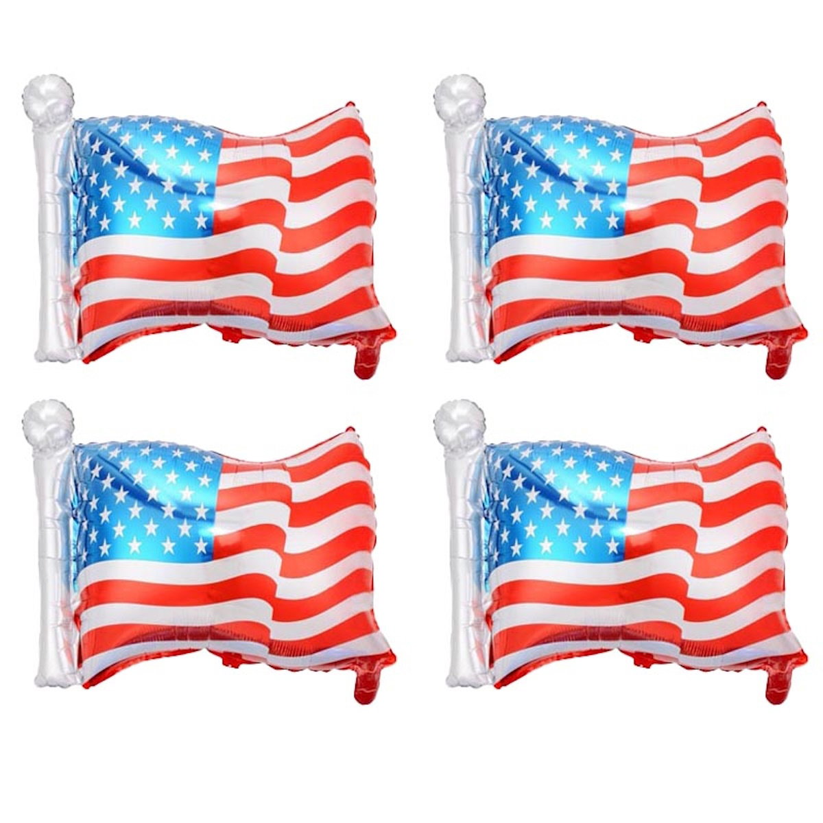 Stars Stripes Patriotic Balloons - ChildAngle 4th of July Balloons Bouquet for Independece Day American Flag