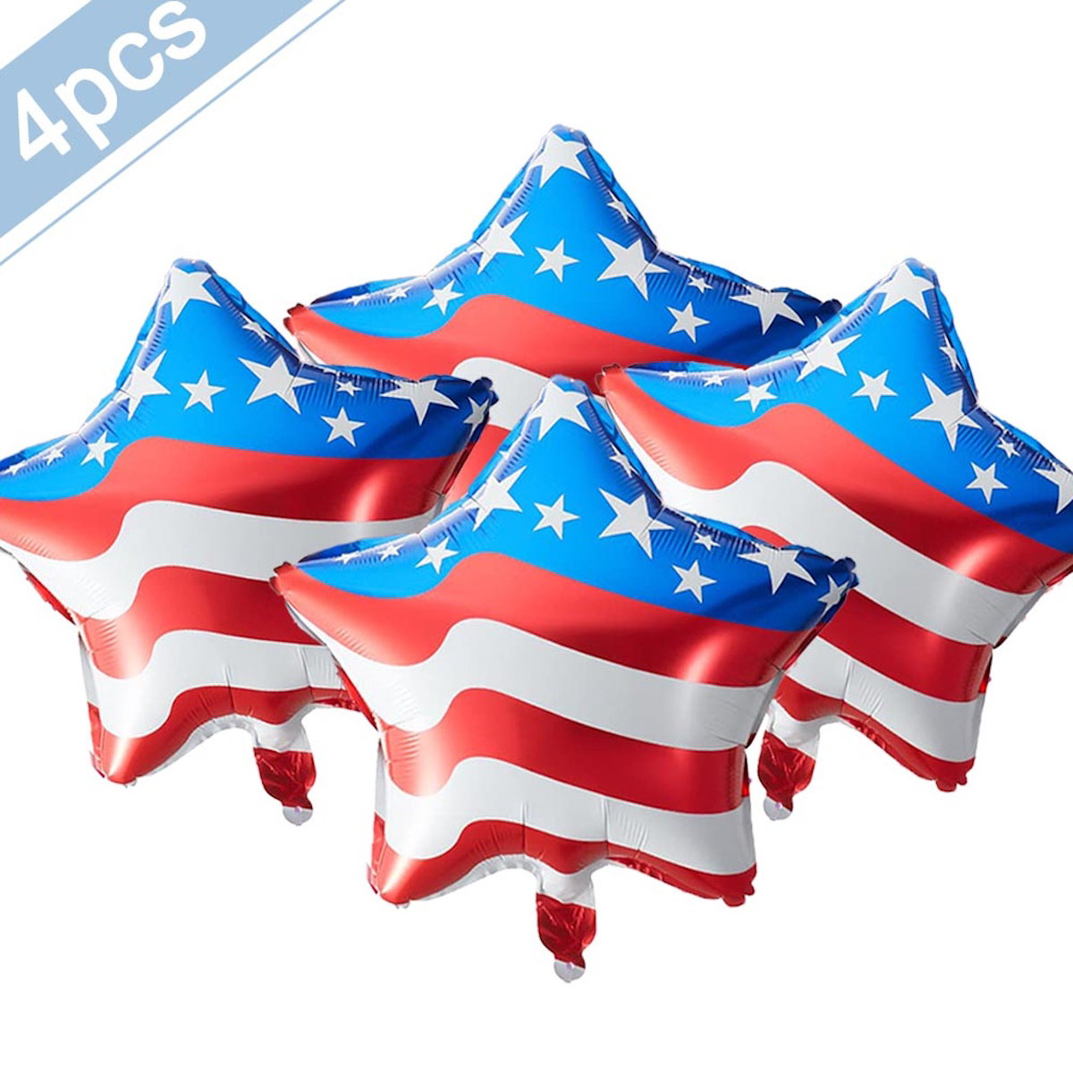Stars Stripes Patriotic Balloons - ChildAngle 4th of July Balloons Bouquet for Independece Day American Flag