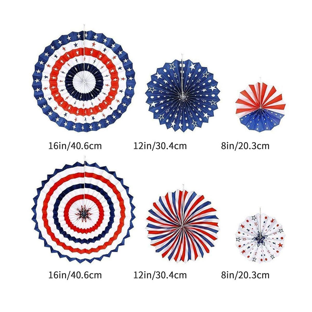 Decorative set with balloons, 'USA' letter balloons for a patriotic theme - ChildAngle 4th of July Balloon Garland