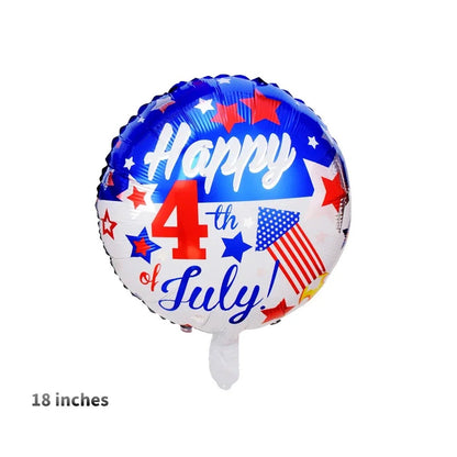 American flag-themed balloons and 'USA' letters - ChildAngle 4th of July Balloons