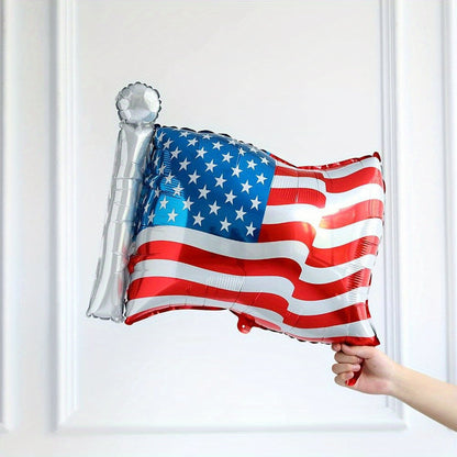 Balloon arch with American flags and stars - ChildAngle Starburst American Flag Patriotic Balloon Arch Kits